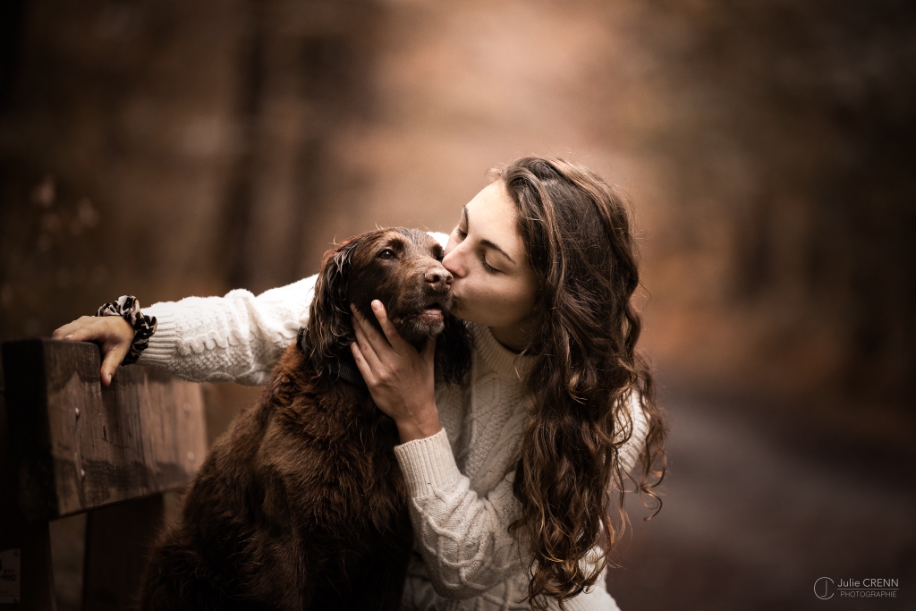 Chiot pendant un exercice